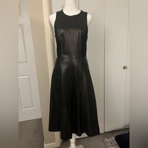 Alice + Olivia Genuine Leather Dress- Size 2